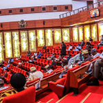 Amaechi, Son Join Protest Over E-Transmission Of Election Results, Says APC Is Afraid