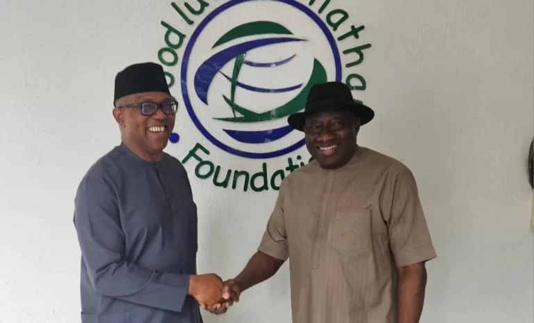 Peter Obi Meets Ex-President Jonathan in Abuja Amid 2027 Election Speculations