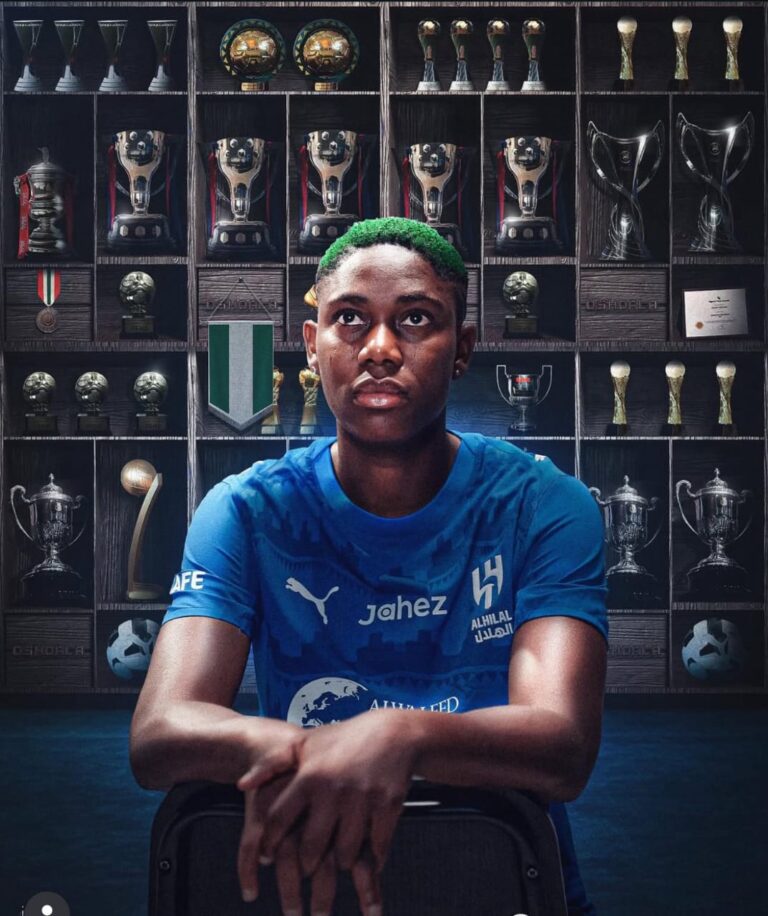 Asisat Oshoala Signs Two-Year Contract With Al-Hilal