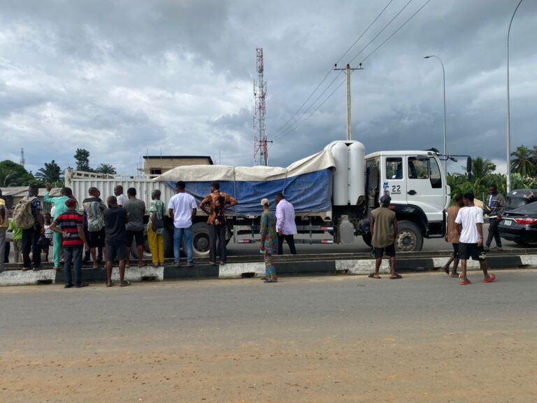 Three Dead as Cement Truck Crushes Tricycle in Uyo