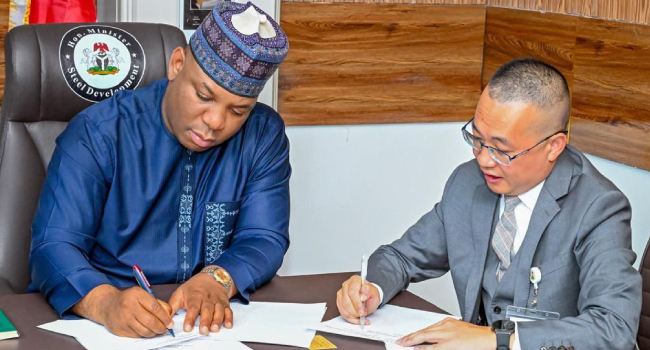 FG, Inner Galaxy Group Sign $400m Deal To Build Integrated Steel Plant In Ogun