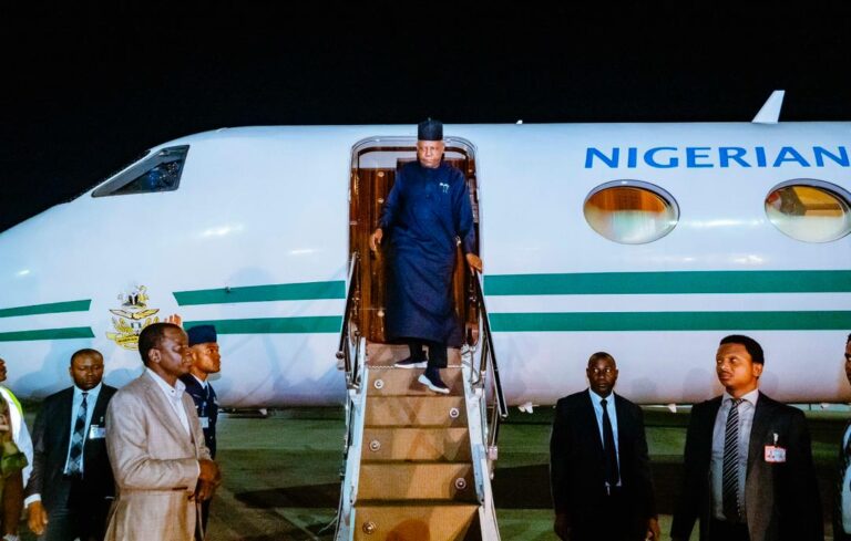 VP Shettima Returns To Abuja After UNGA80, Germany Engagements
