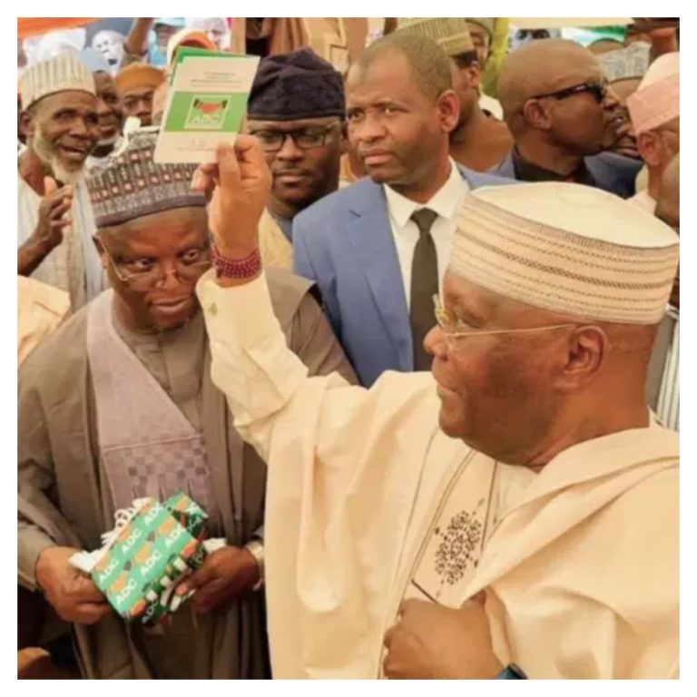 Former VP Atiku Officially Joins ADC