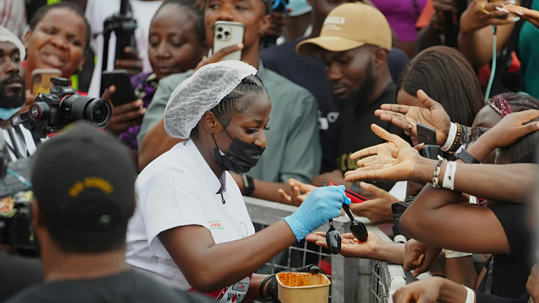 Hilda Baci Sets Third Guinness World Record With Largest Serving Of Rice