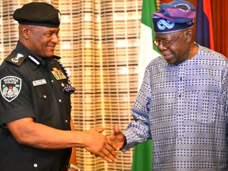 Tinubu Tasks IGP Disu to Lead Police Firmly, Restore Public Confidence