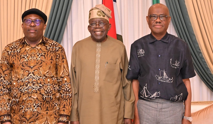 Tinubu Orders Wike To Halt Fubara Impeachment, Directs Governor To Recognise Wike As Political Leader
